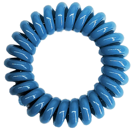 Goomee Active The Markless Hair Loop BLUE "OLYMPIC WATERS" Hair Ties, No Breakage, No Marks, Strong Grip, No Pins, Prevents Headaches, Water Resistant, Pack of 4