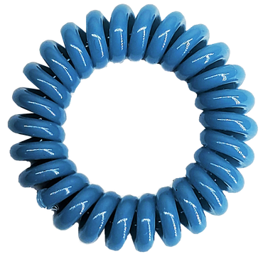 Goomee Active The Markless Hair Loop BLUE "OLYMPIC WATERS" Hair Ties, No Breakage, No Marks, Strong Grip, No Pins, Prevents Headaches, Water Resistant, Pack of 4